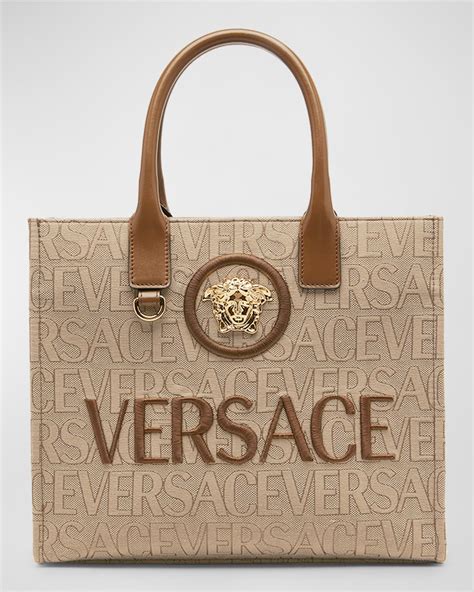 versace canvas tote bag|versace collection evening bag.